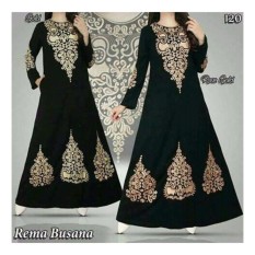 gamis abaya arab bordir langsung