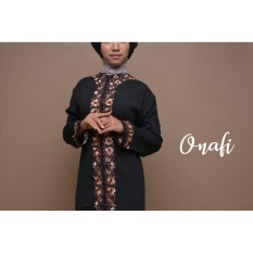 gamis abaya arab hitamflower fara busui