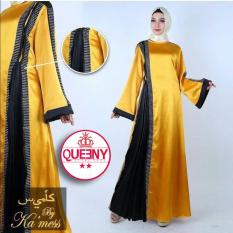 gamis abaya islami - abaya dubai fashion muslim - kuning