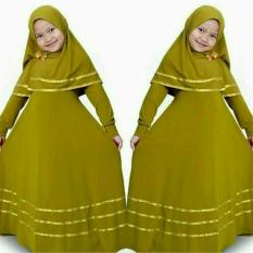 Gamis Aura Syari Kid Pakaian Hijab Anak Baju Muslim Pakaian Lebaran