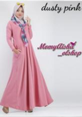 Gamis Bahan ASLI JERSEY POLOS