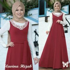 Gamis / Baju / Pakaian Wanita Muslim Slavina Syari