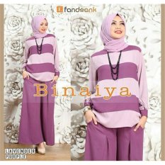 Gamis / Baju / Setelan Wanita Muslim Binaiya Syari Lavender