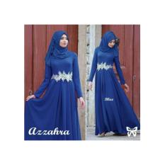 Gamis / Baju Wanita Muslim Azzahra Syari blue