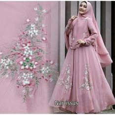 Gamis / Baju Wanita Muslim Narcissus Syari Pink