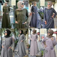 Gamis Casual / Dress Busui Murah / Baju Hijab Gaya Baru : Raina Dress