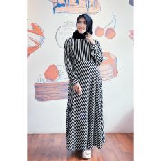 Gamis Dewasa Nibras NB 128 Dongker-Hitam-Marun