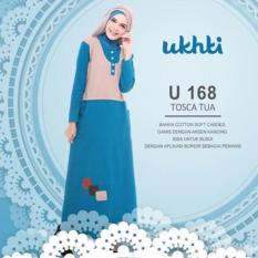 Gamis Dewasa Ukhti U168 Tosca Tua XL