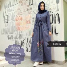 Gamis Dress Vintage Balotelly Fit To L-XL