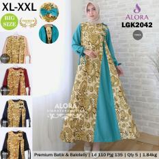 GAMIS ELEGAN WANITA PREMIUM BATIK BALOTELLY XL-XXL