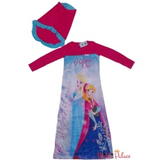 Disney Original - Baju Gamis Frozen Sisters II (Pink)