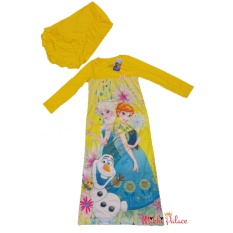 Disney Original - Baju Gamis Frozen Sisters (Yellow)