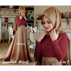 Gamis Jamilah Hijab Maxi Maron