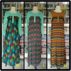 Gamis Kaos Katun Kancing Super Oka Oke