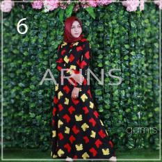 GAMIS KUPU BLACK RED BY ARINS - GAMIS CANTIK - GAMIS MADE IN BALI