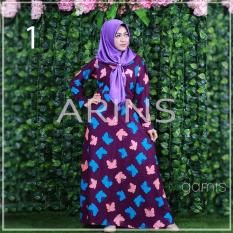 GAMIS KUPU VIOLET BY ARINS - GAMIS CANTIK - GAMIS MADE IN BALI