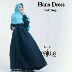 Gamis Long Dress Maxi Tangan Panjang Wanita Dewasa - Gamis polos baloteli / Lengan Plipit Bunga Busana Muslim Wanita Gamis Murah Baju Lebaran Baju Pesta