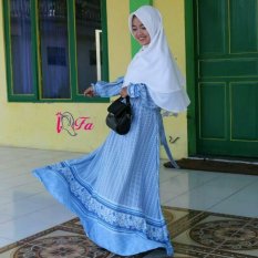 Gamis Lyra Virna Sakura Bahan Baloteli