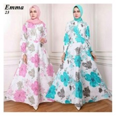 Gamis Maxi Dress Emma23 Warna Tosca ( Tanpa Pasmina)