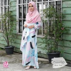 Gamis Maxmara Motif Watercolor Allura Dress By Yasmeera