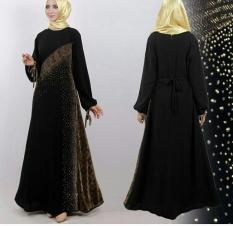 Gamis Mewah Payet Emas - Premium