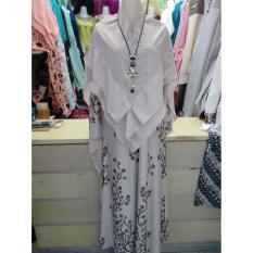 gamis misbe motif bunga