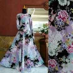 GAMIS MONALISA GAMIS FIRDAUS ( DASAR BLACK )