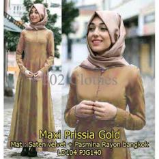 Gamis MTF Maxy Prissia Velvet Gold