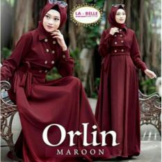 Gamis murah / Grosir pakaian wanita / Baju hijab busui : Orlin Dress
