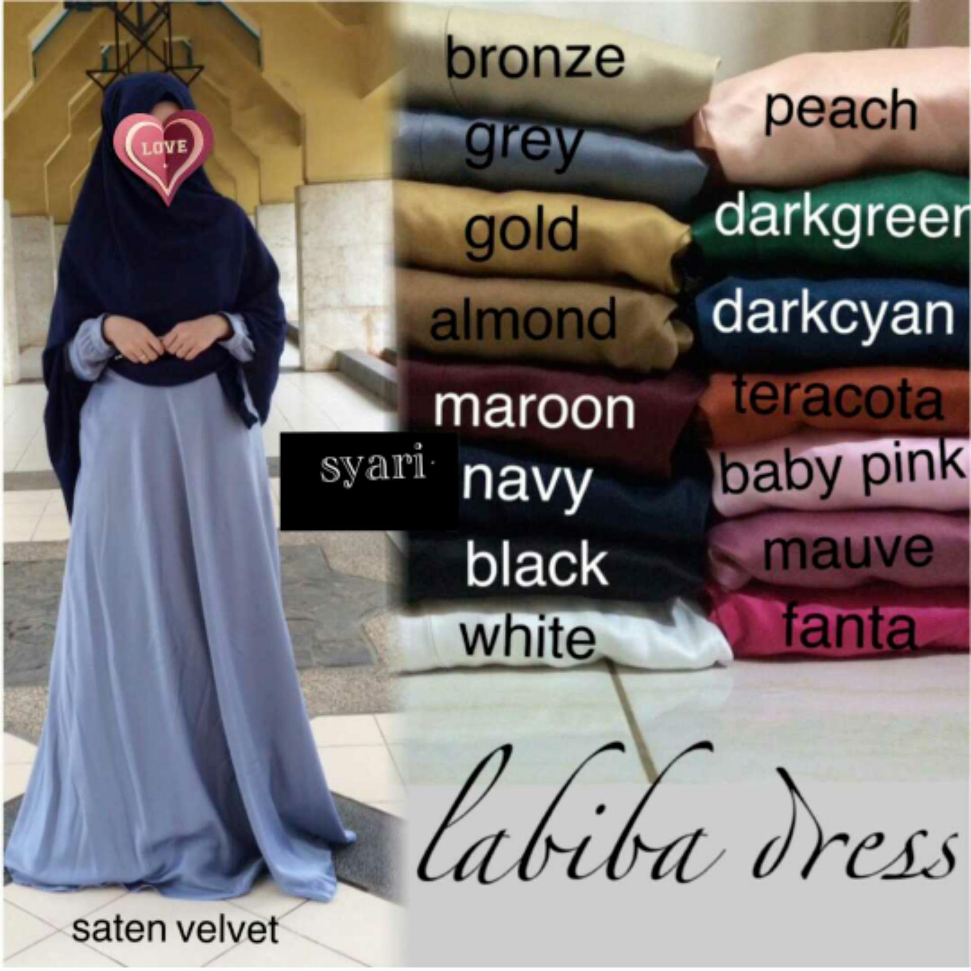 Adzra Gamis Murah syari /busana muslim wanita - Labiba Dress