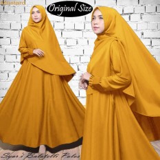 Gamis Muslim Balotelli Polos Syar'i Mustard