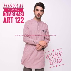 GAMIS PAKISTAN/KURTA KOMBINASI TANGAN PANJANG