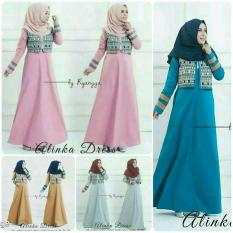 Gamis Pesta Motif Songket : Alinka Dress