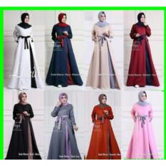 GAMIS POLOS DRESS SYARI BAJU MUSLIM WANITA ANAK PASHMINA BALOTELI MAXI