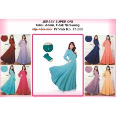 Gamis Polos JERSEY SUPER ORI