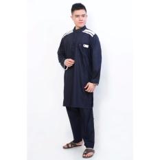 Gamis Pria Setelan Navy - Baju Muslim Pria Cordova