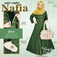 Gamis Songket Nafia - Green