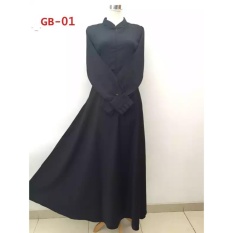 GAMIS SYAR'I BALLOTELI HITAM POLOS
