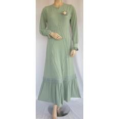 Gamis Syar'i Jersey Opnaisel Renda Iwakuni GI9369