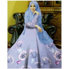 gamis syari alisha katun jepang plus khimar