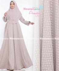 Gamis Syari Anuska Lavender Original by Hawwa Aiwa