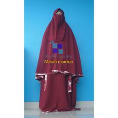 GAMIS SYAR’I AYUK KLOK SERUT ( SEMI UMBRELLA ) / MERAH MAROON LIST