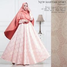 Gamis Syari Modern Setelan Baju Pesta Wanita Muslim Mewah NEW MARYAM Terlaris