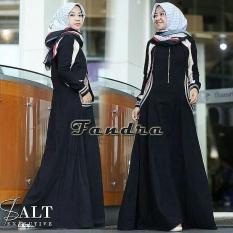 GAMIS SYARI MURAH FRANDA DRESS HITAM / BAJU MUSLIM / GAMIS MUSLIM / BAJU MURAH / GROSIR / LONG DRESS