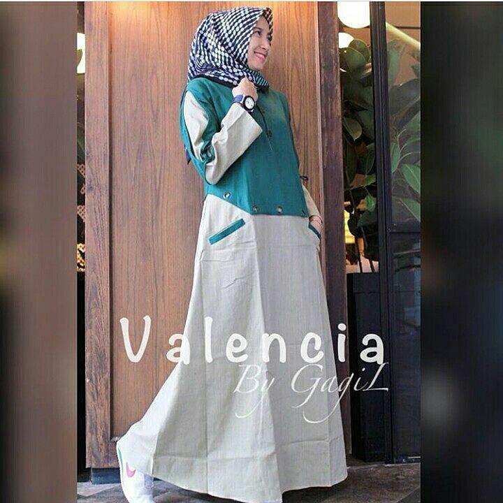 GAMIS SYARI MURAH VALENCIA / BAJU MUSLIM /GAMIS BARU / JUMBO WANITA /WANITA MUSLIM