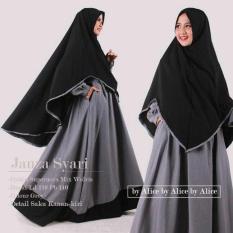 Gamis syari muslim jauza jumbo XXL