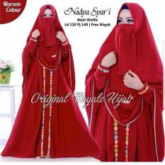 Gamis Syari Nadya Syari Maroon