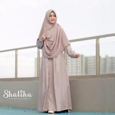 Gamis Syari New Zainab Mauve Brand Shaliha Hijab