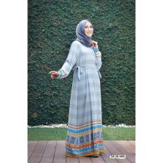 Gamis Syari Nibras NS 26 Abu Fanta Biru Muda