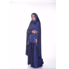 Gamis Syar'i Sarah Maxmara Dark Blue